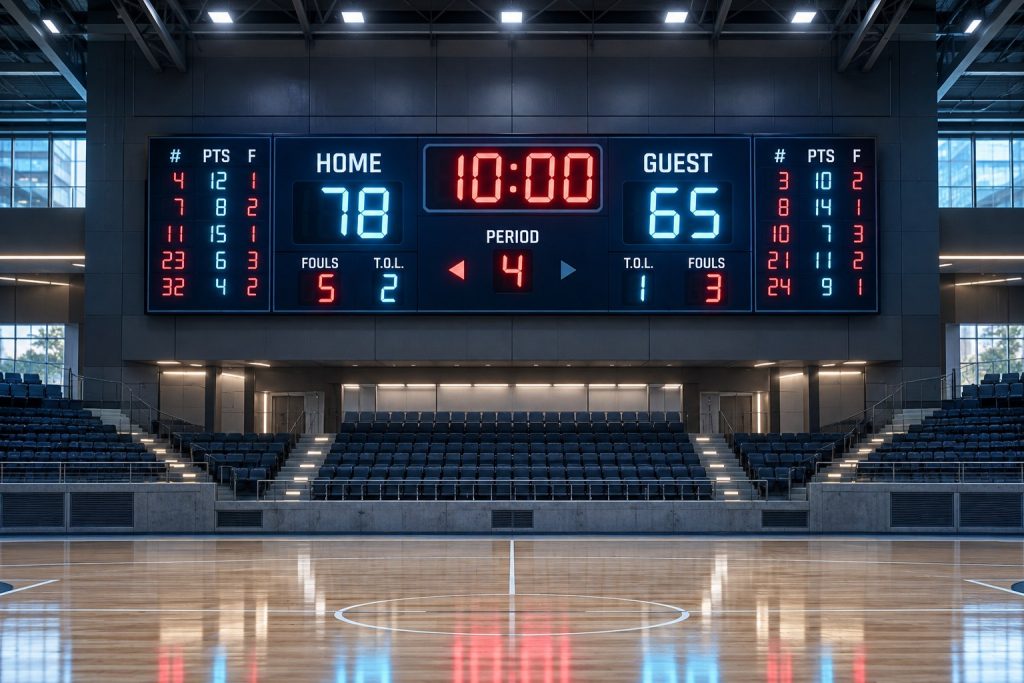 DT8150 Basketbol Spor Salonu Skorbordu